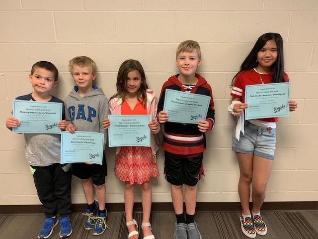 May Students of the Month and ROCK Winners! | South Prairie School District