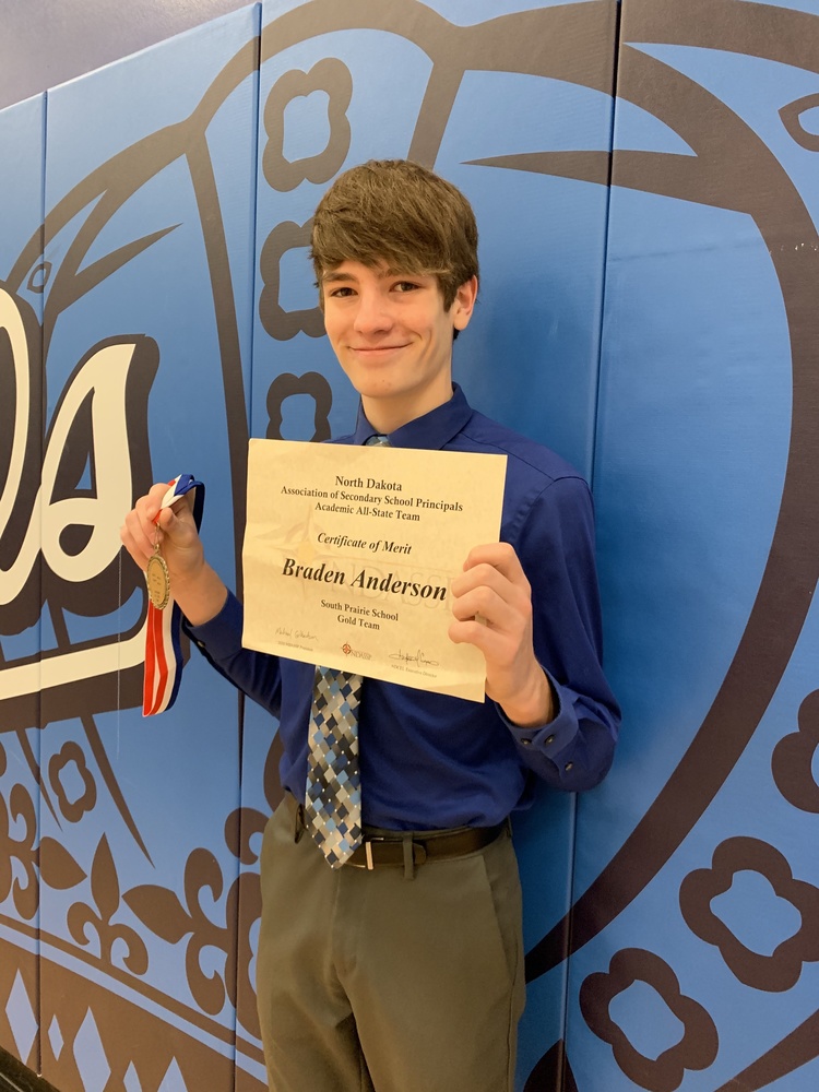 Braden Anderson Named to the Academic All State Gold Team