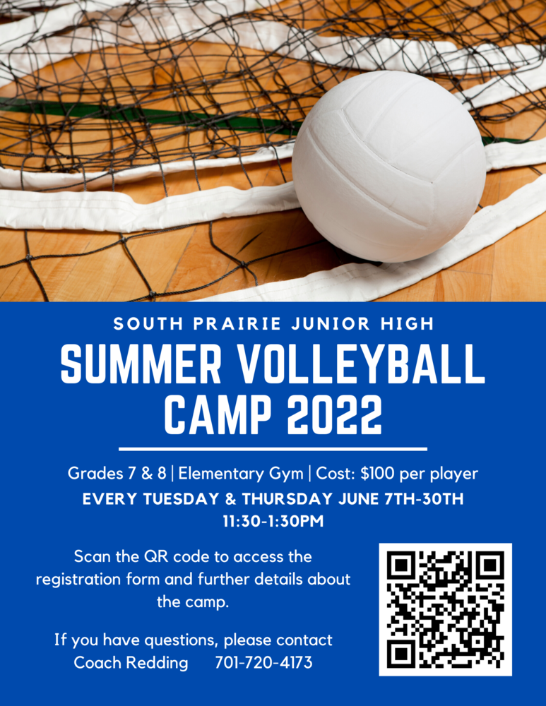 UPCOMING VOLLEYBALL CAMP FLYERS & LINKS | South Prairie School District