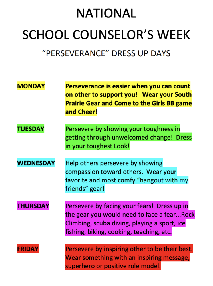 National School Counselor's Week!
