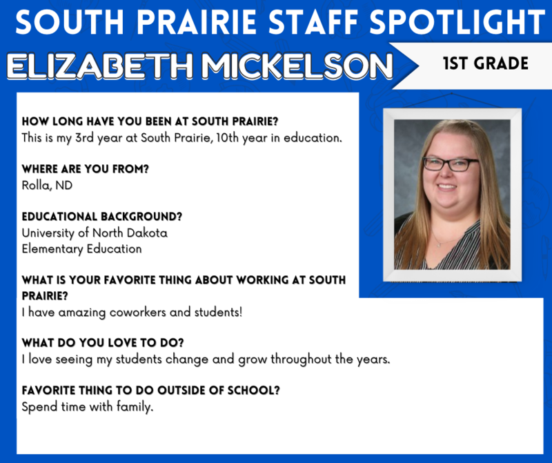 May South Prairie Staff Spotlight! | South Prairie School District